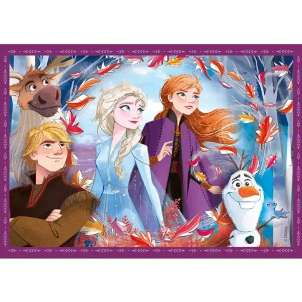 Ľadové kráľovstvo 2. 4 v 1 puzzle - Clementoni obrázok 5