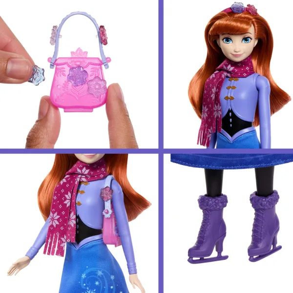 Ľadové kráľovstvo - Ľadový kryštál prekvapenie - Anna Ľadové kráľovstvo 2 v oblečení - Mattel obrázok 4
