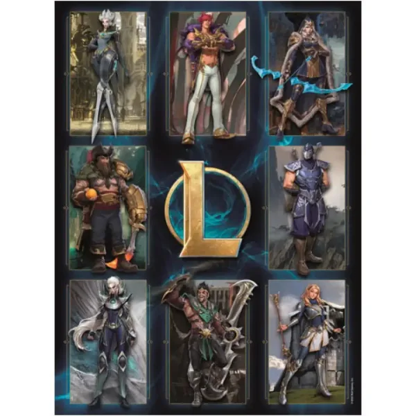 League of Legends: Hrdinovia HQC puzzle 500ks - Clementoni obrázok 2