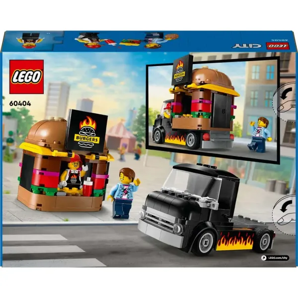 LEGO® City: Hamburgerový furgón (60404) obrázok 2