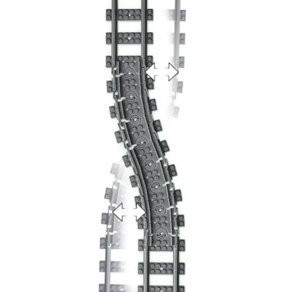 LEGO® City: Železničné koľaje (60205) obrázok 3