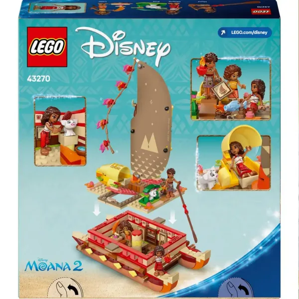 LEGO® Disney: Vaiana dobrodružná kanoe (43270) obrázok 5