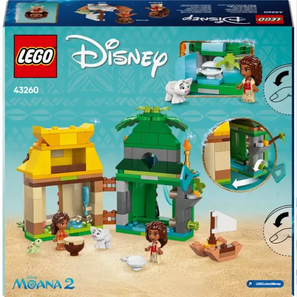 LEGO® Disney: Vaiana veselé dobrodružstvá na ostrove (43260) obrázok 5