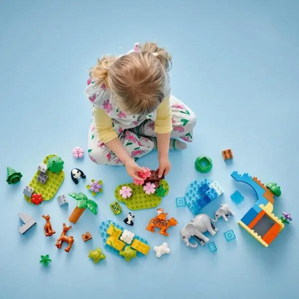 LEGO® DUPLO®: 3 v 1 rodiny zvierat vo voľnej prírode (10446) obrázok 3