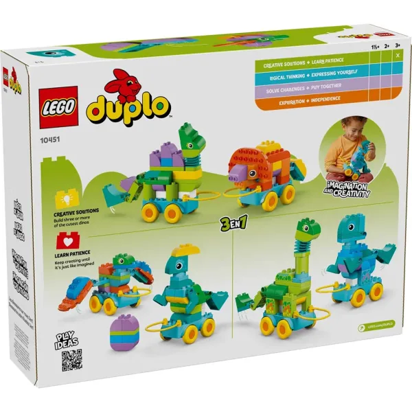 LEGO® DUPLO®: 3 v 1 rolovacie dinosaury (10451) obrázok 2