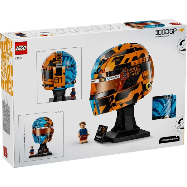 LEGO® Edície: McLaren Mastercard F1® Tím Oscar Piastri prilba (43017) obrázok 7