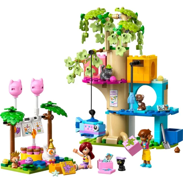 LEGO® Friends: Narodeninová mačacia párty a domček na strome pre mačky (42666) obrázok 3