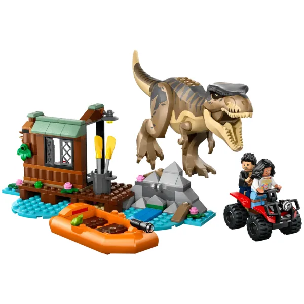 LEGO® Jurassic World: Útek pri rieke pred T-Rexom (76975) obrázok 2