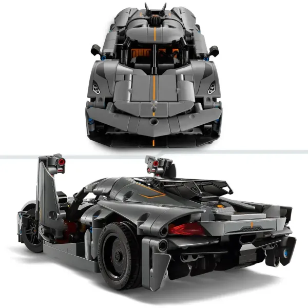 LEGO® Technic: Koenigsegg Jesko Absolut šedé hyperauto (42173) obrázok 2