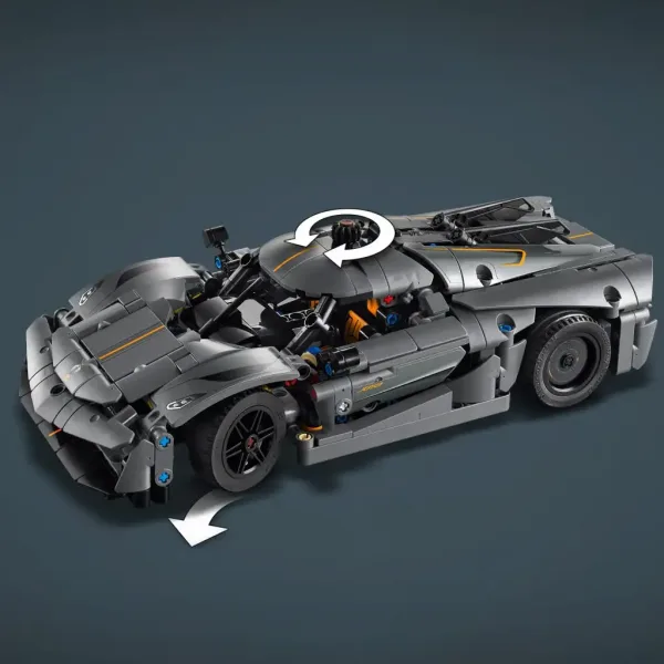 LEGO® Technic: Koenigsegg Jesko Absolut šedé hyperauto (42173) obrázok 6