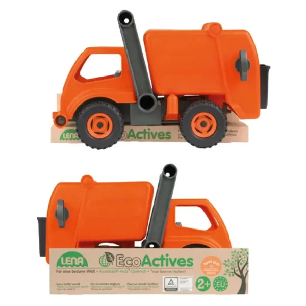 LENA: ECO oranžové smetiarske auto 31cm obrázok 2