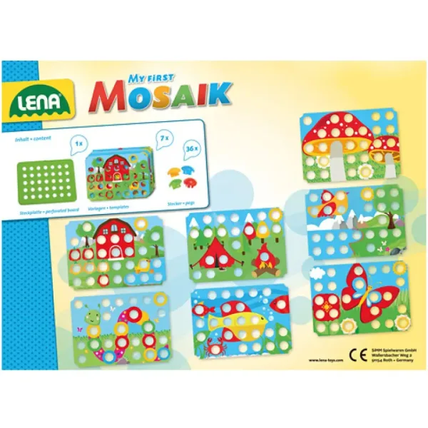 LENA: Mosaik Prvý bodkovaný herný set - Príroda obrázok 3