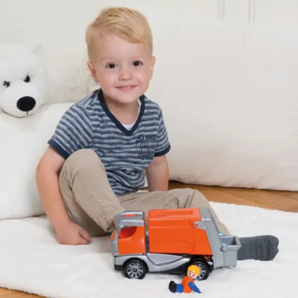 LENA: Truckies smetiarske auto s figúrkou 22 cm obrázok 4