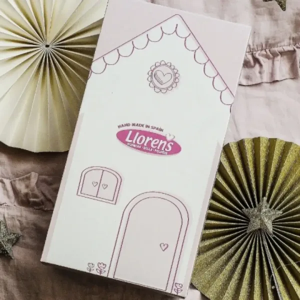 Llorens: Tina 44cm-ová plačúca bábika v ružovej veste s kapucňou obrázok 2