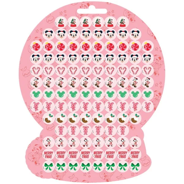 Luna: Disney Minnie Mouse vianočná samolepková sada 300ks obrázok 4