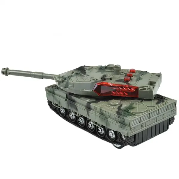 M1 Abrams tank so svetelnými a zvukovými efektmi na diaľkové ovládanie 1/32  22cm obrázok 2