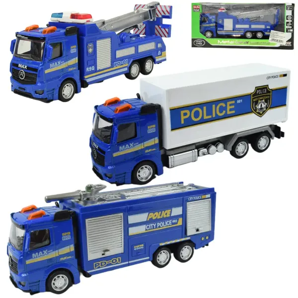 Magic Truck: Policajný kamión so zotrvačníkom v rôznych variantoch 20cm obrázok 6