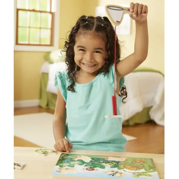 Magnetická sieť na motýle drevená rozvojová hračka - Melissa & Doug obrázok 2