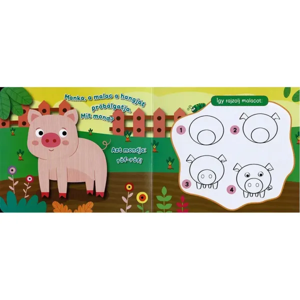Magnetická tabuľa - Kresli zábavné farmárske zvieratá obrázok 3