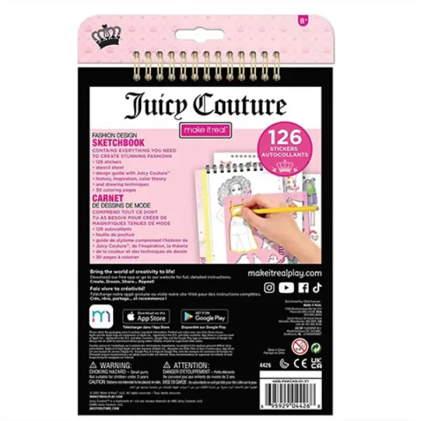 Make It Real: Juicy Couture zošit na módne navrhovanie obrázok 2