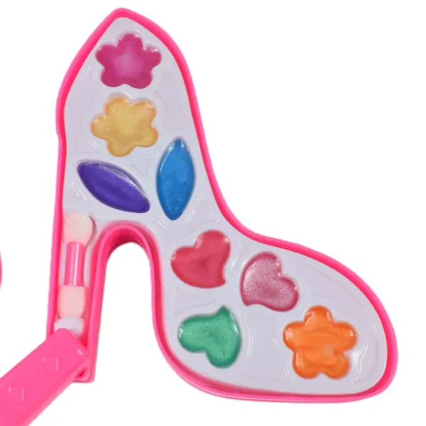 Make Up Set: Mejkap paleta v tvare topánky s krémovými farbami obrázok 4