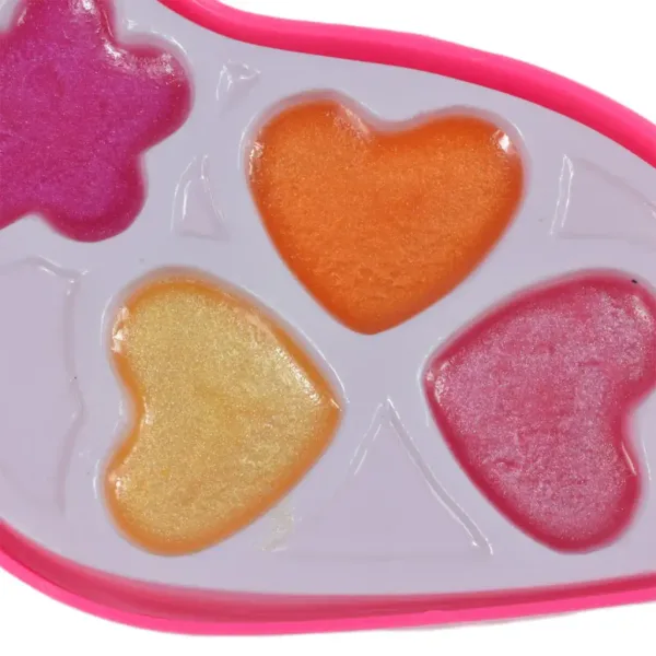Make Up Set: Mejkap paleta v tvare topánky s krémovými farbami obrázok 6