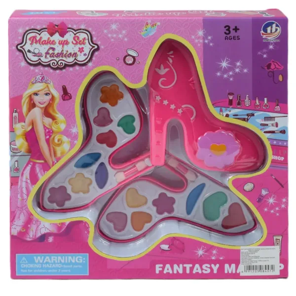 Make Up Set: Mejkap paleta v tvare topánky s krémovými farbami obrázok 8