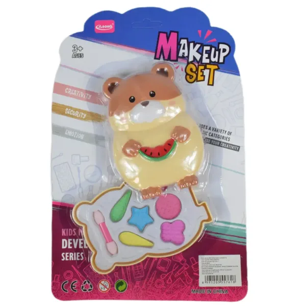 Make Up Set: Mejkap paletka v tvare škrečka so štetcom obrázok 5