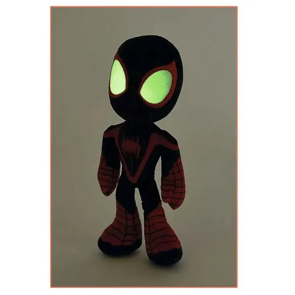 Marvel: Amazing Friends - SpiderMan Miles Morales plyšová figúrka so svietiacimi očami 25cm obrázok 3