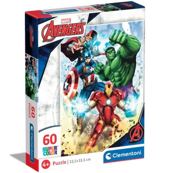 Marvel: Avengers Supercolor puzzle 60ks - Clementoni obrázok 1