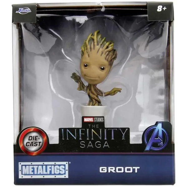 Marvel: Groot prémiová kovová akčná figúrka 10cm - Jada Toys obrázok 4