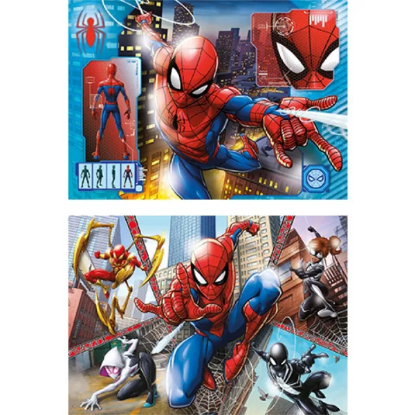 Marvel Spiderman Supercolor 2 v 1 puzzle 2x60ks - Clementoni obrázok 2