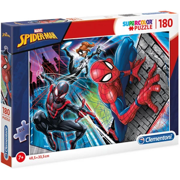 Marvel Spiderman Supercolor puzzle 180ks - Clementoni obrázok 1