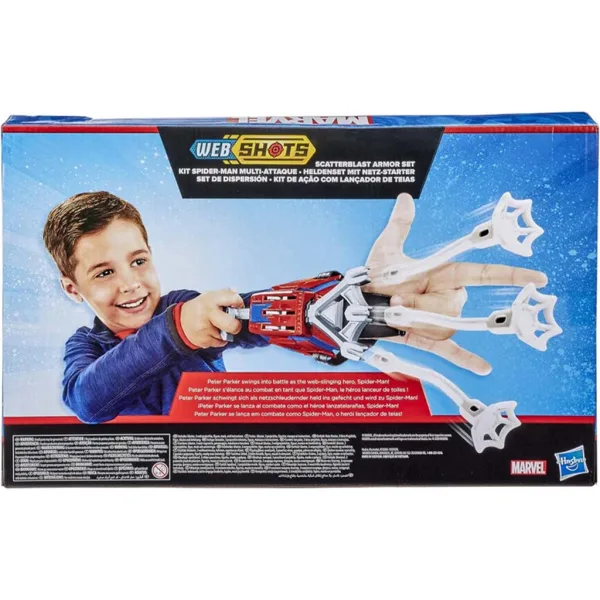 Marvel Spider-Man: Web Shots Scatterblast Armor herný set - Hasbro obrázok 2