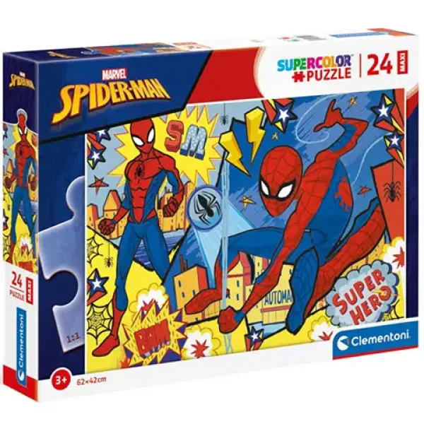 Marvel: Spiderman Supercolor Maxi puzzle 24ks - Clementoni obrázok 1