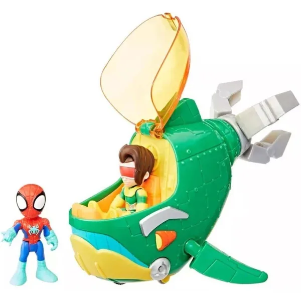 Marvel Spidey a úžasní priatelia: Water-Webs Doktor Octopus – morská veľrybia herná súprava - Hasbro obrázok 2