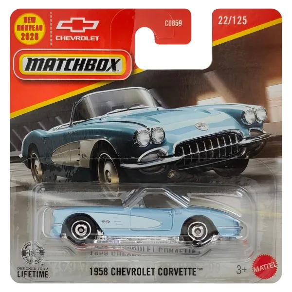 Matchbox: 1958 Chevrolet Corvette autíčko 1/64 - Mattel obrázok 1