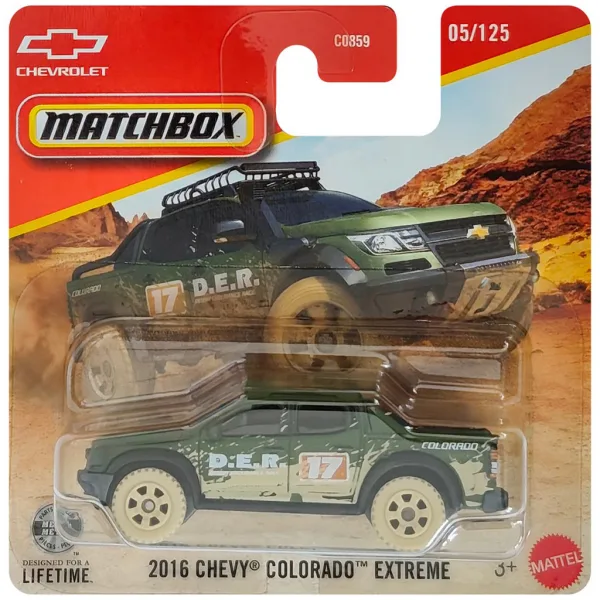 Matchbox: 2016 Chevrolet Colorado Xtreme autíčko 1/64 - Mattel obrázok 1
