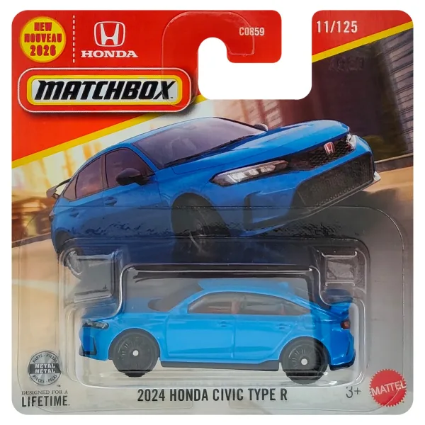 Matchbox: 2024 Honda Civic Type R autíčko 1/64 - Mattel obrázok 1
