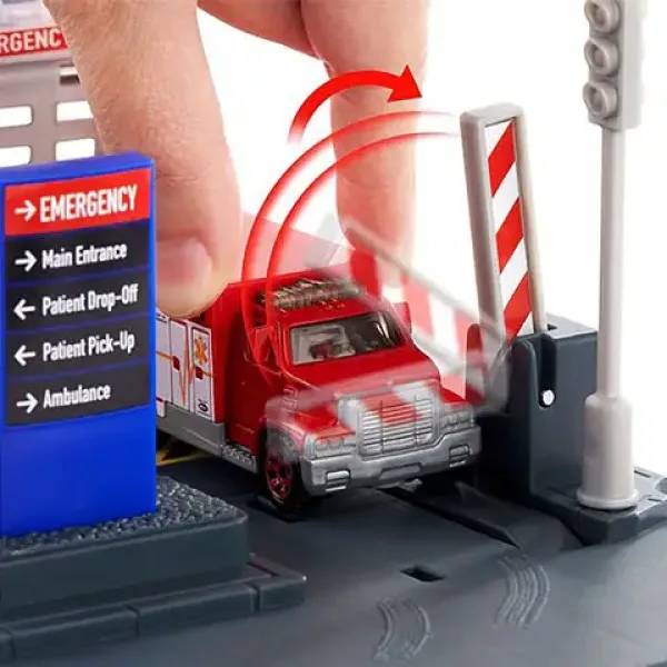 Matchbox: Action Drivers Helikoptérová záchranná stanica herná sada - Mattel obrázok 3