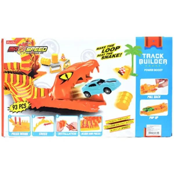 Max Speed Anakonda autodráha so 6 autíčkami obrázok 4