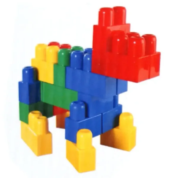 Maxi Blocks stavebné kocky s nákladným autom - D-Toys obrázok 2