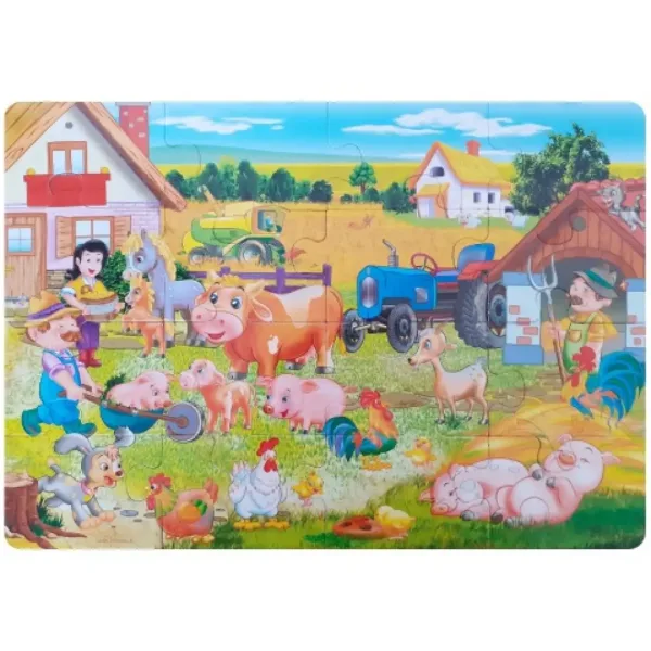 Maxi puzzle Farma - D-Toys obrázok 2