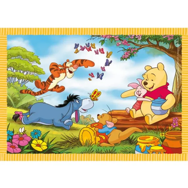 Macko Pú 4 v 1 puzzle - Clementoni obrázok 2