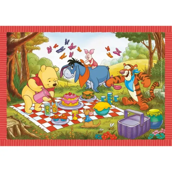 Macko Pú 4 v 1 puzzle - Clementoni obrázok 4