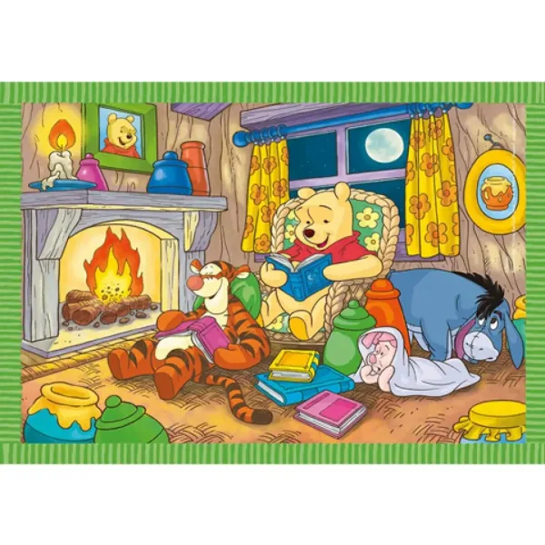 Macko Pú 4 v 1 puzzle - Clementoni obrázok 5