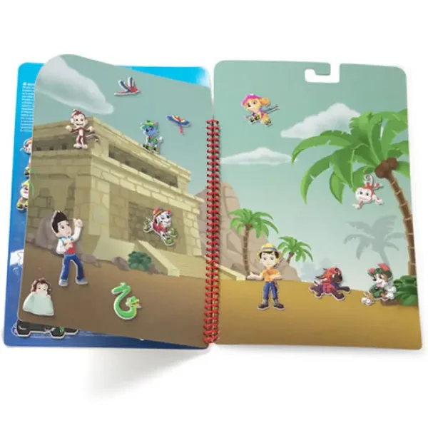 Melissa & Doug: Tlapková Patrola Džungľa zošit s vypuklými nálepkami obrázok 2