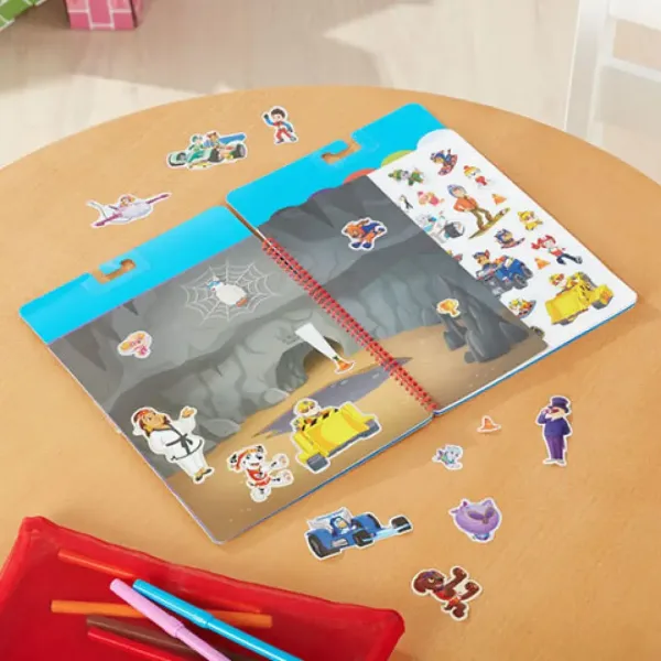 Melissa & Doug: Tlapková Patrola Klasická akcia Opakovane použiteľný zošit s nálepkami obrázok 3