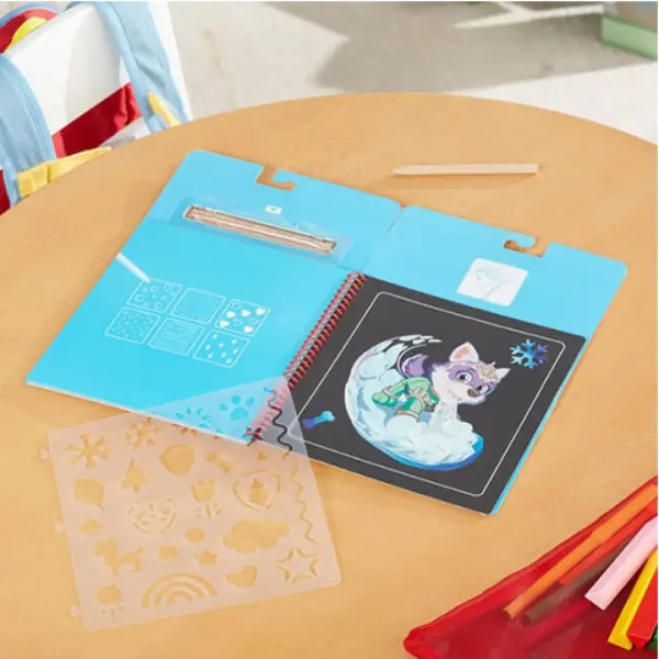 Melissa & Doug: Tlapková Patrola Skye šklrabaný obraz kreatívna hra obrázok 3