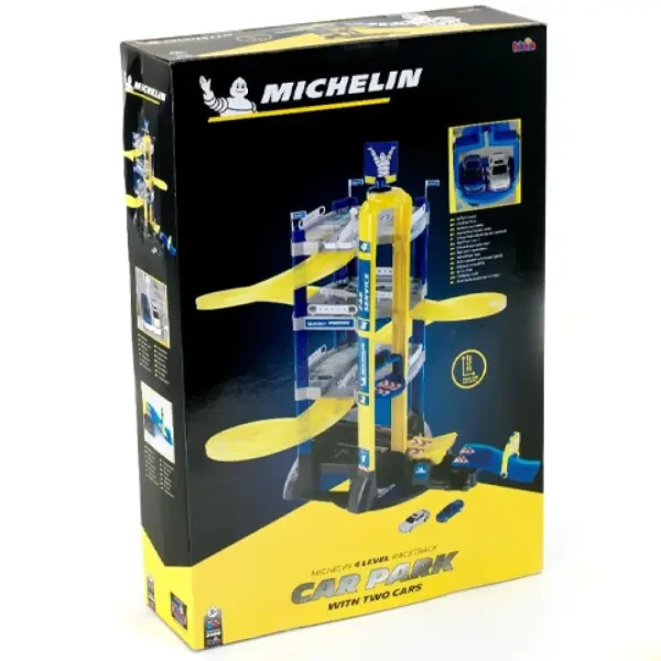 Michelin 4-poschodová parkovacia garáž, set s autami obrázok 2
